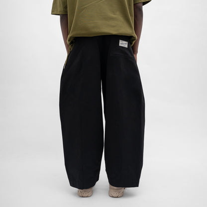 Core Cotton Wide Pleated Pants