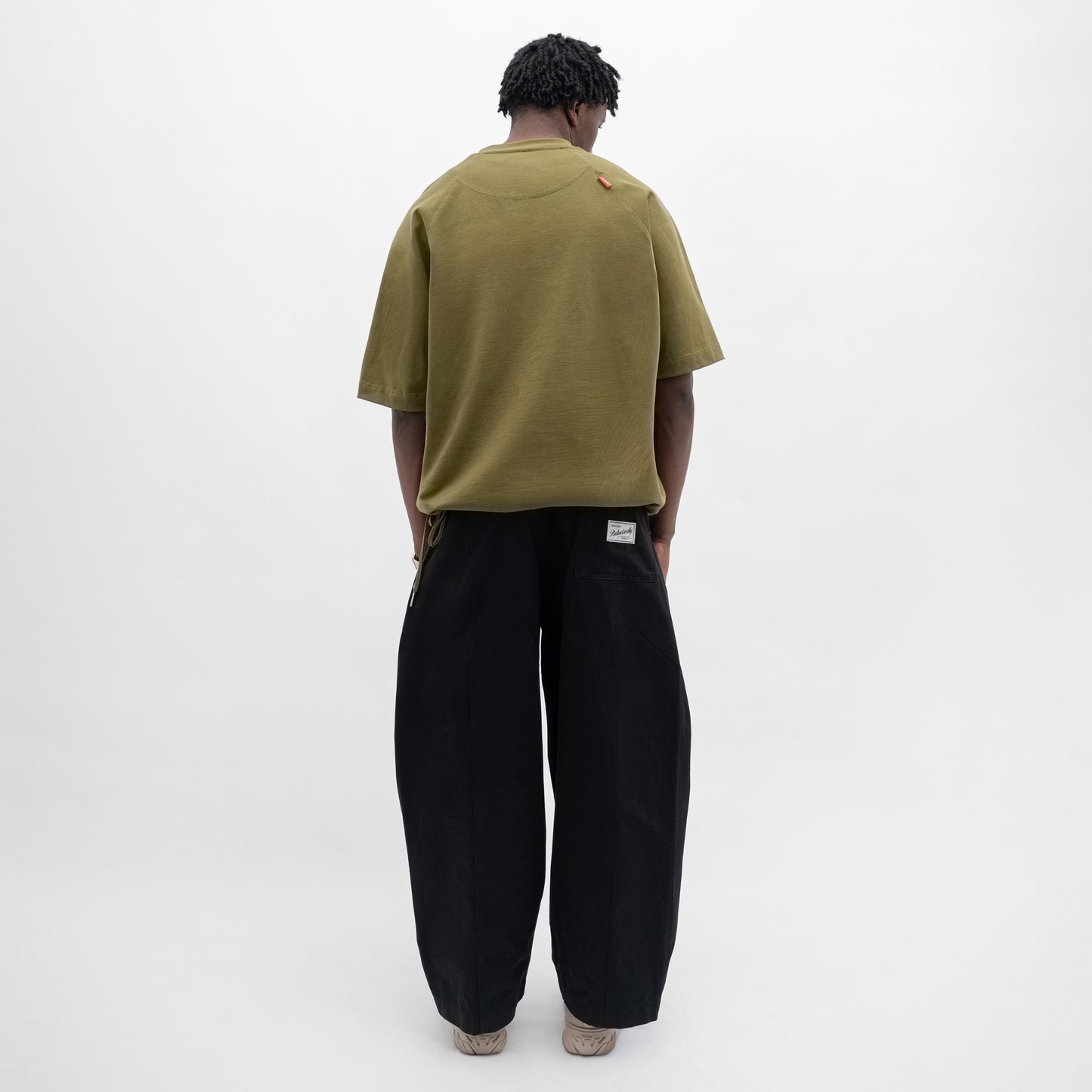 Core Cotton Wide Pleated Pants