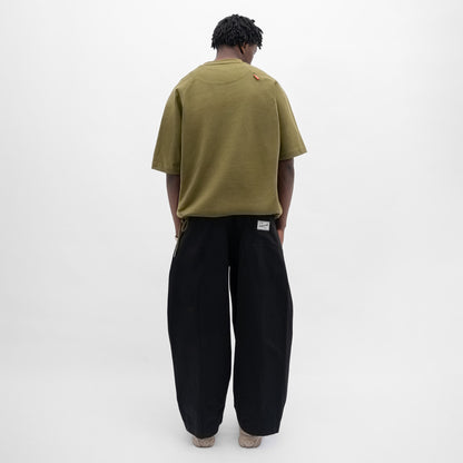 Core Cotton Wide Pleated Pants