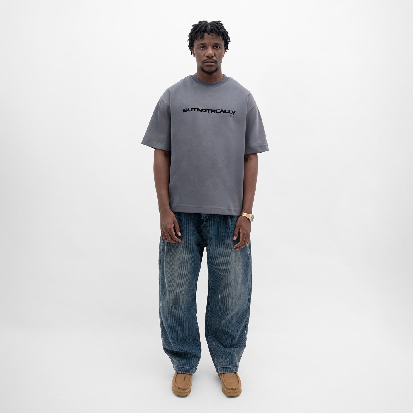 Graphic Interlock Oversized Tee