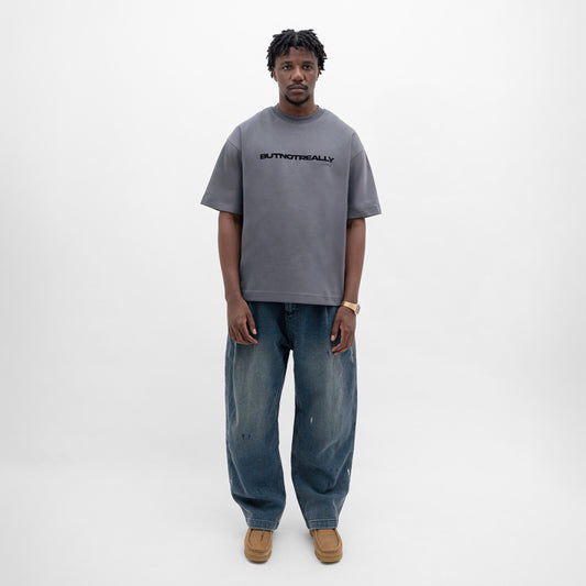 Graphic Interlock Oversized Tee