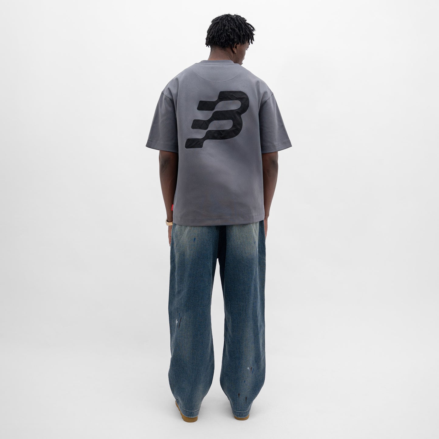 Graphic Interlock Oversized Tee