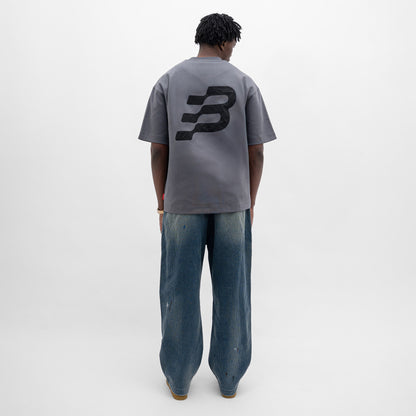 Graphic Interlock Oversized Tee