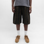 Cotton Wide Fit Pleated Half Pants