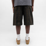 Cotton Wide Fit Pleated Half Pants